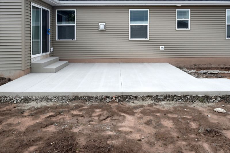 Finished Concrete Pad